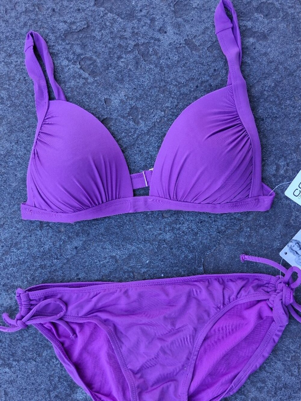new Cole Of California Lilac Bikini Large.Medium
